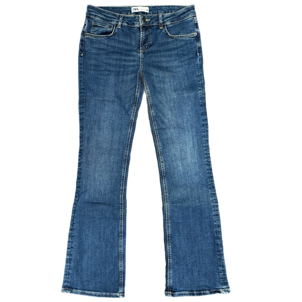 Zara ZW COLLECTION BOOTCUT MID-RISE CONTOUR JEANS Size 6/26